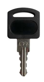 External shower key