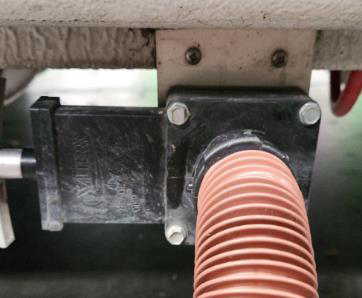 Hose locked in place
