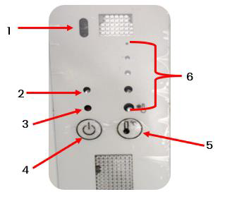 Fridge control panel