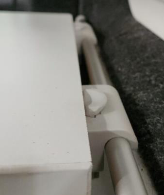 Table buttons down