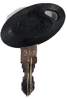 Side entry door lock