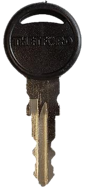 Toilet cassette key