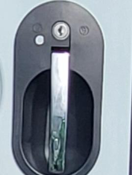Entry door lock - External view