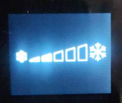 Fridge temperature dial
