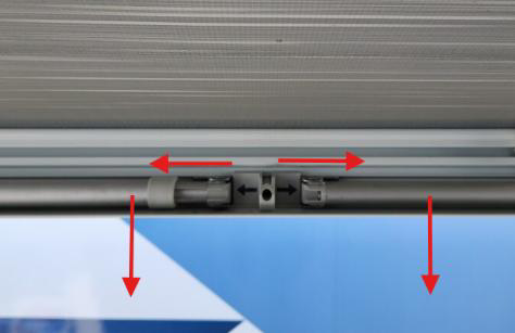 Awning legs