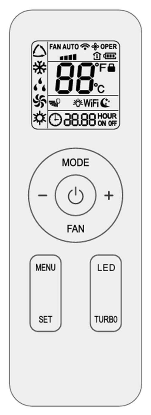 A/C remote