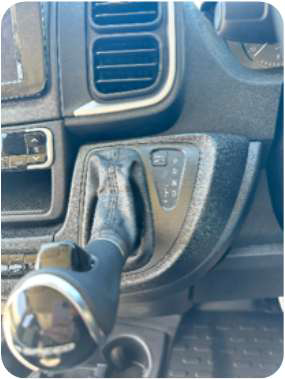 Gear stick in drive
