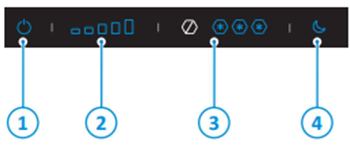 2-way fridge control panel