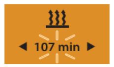 Timer selected