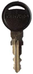 Toilet cassette key