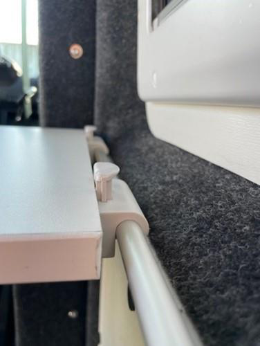 Table buttons raised