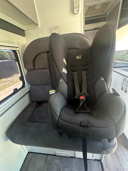 Baby seat secured